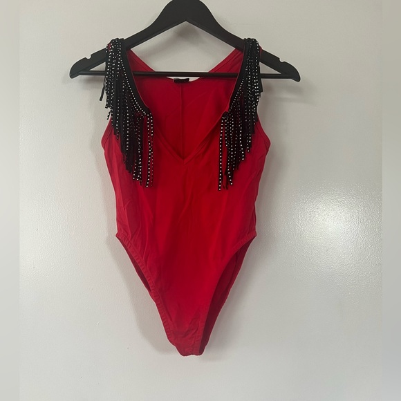 NWT Fringe body Suit😍 - Picture 4 of 4